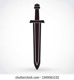 simple viking sword symbol