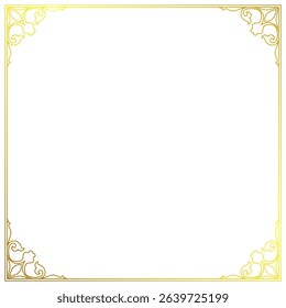 Simple vintage frame, decorative border for signs