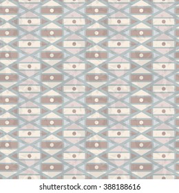 Simple vintage geometrical seamless pattern for decoration, card, invitation, cloth, wrapping paper, notebook cover. Abstract geometric retro ornament texture. Vector illustration. Gentle colors
