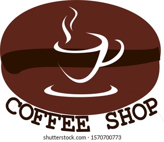 Simple vintage like cafe logo icon