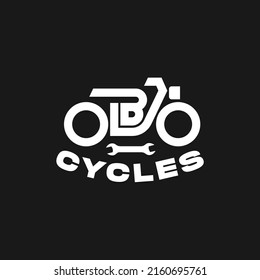 Simple vintage motorcycle logo icon