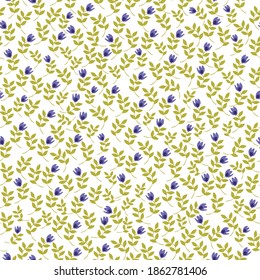 Patrón vintage simple. Las plantas de mostaza son flores . Fondo blanco. Textura vectorial. Impresión de moda para textiles y papel pintado.