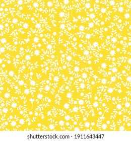 simple vintage pattern . small white flowers of the plant. marked background. vector texture. bright print for textiles and wallpaper.