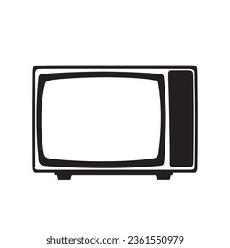 Simple Vintage Retro TV Vector