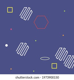 Simple Violet Yellow Vector Design Pic. Purple Red Multicolor Modern Hipster Style Background. Pink Blue Grey Modern Art Pattern. Orange Green Colorful Digital Geometrical Art Illustration.