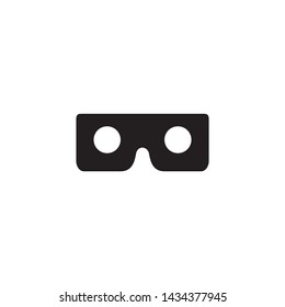 Simple virtual reality flat icon design vector
