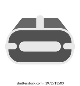 Simple virtual reality vector transparent background