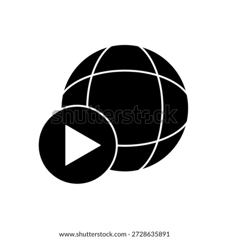 Simple Virtual Tour icon for social media, app, and web design. Vector illustration, Eps 10.