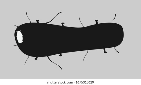 simple virus icons, vector illustration