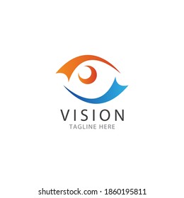 Simple vision design vector concept. 