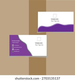 Simple and visiting card icon design