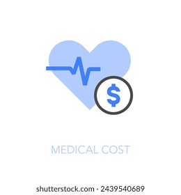 Simple visualised growth rate icon symbol with a growing curve and a percentage symbol.