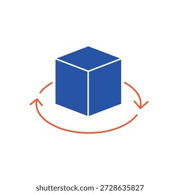 Simple Visualization icon for social media, app, and web design. Vector illustration, Eps 10.