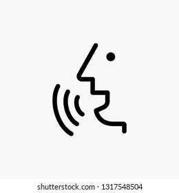 simple voice control icon - perfect for web use - vector