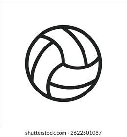 simple voley ball image vector illustration with white background.