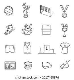 Simple Volleyball Icon