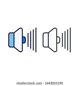 simple Volume icon Vector Template Flat Design