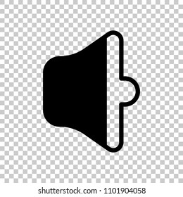 simple volume medium. On transparent background.