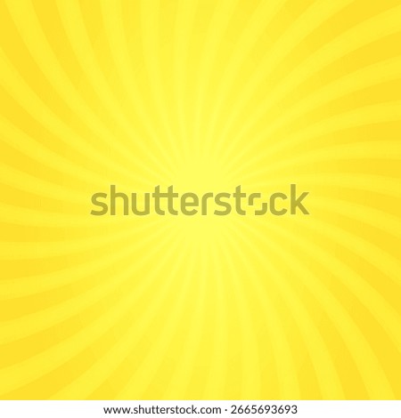 Simple Vortex With Vibrant Yellow Starburst Effect Square Background