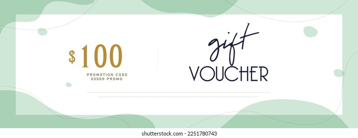 Un simple regalo de cupón para el diseño de cupones o la invitación. ilustración vectorial de fondo