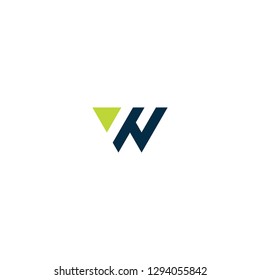 simple w logo design