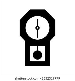  simple wall clock icon, often used to represent time or home decor.