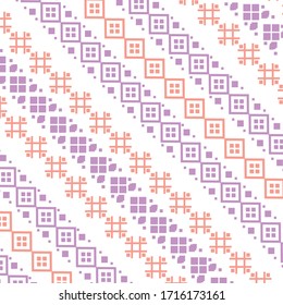 Simple wall paper embroidery design for bedroom decorative.