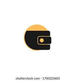 Diseño vectorial de icono de concepto de cartera simple