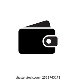 Diseño sencillo de la cartera en blanco y negro
