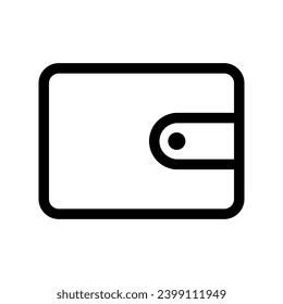 Simple wallet sign. Payment sign. Vector.