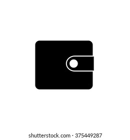 Simple wallet. Vector icon