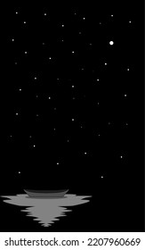 Simple wallpaper with black background