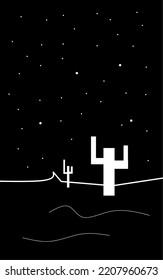 Simple wallpaper with black background