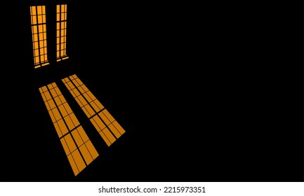 Simple wallpaper with black background