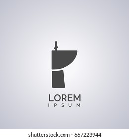 simple washbasin icon