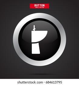 simple washbasin icon