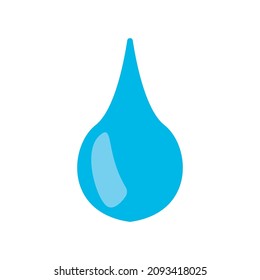 Simple water drop clip art