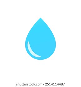 Simple water drop vector icon