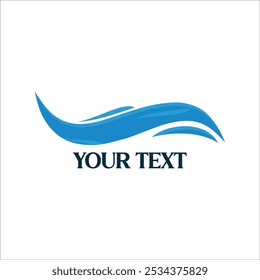 A Simple Water Logo Design, Best for Your Water Company Logo, Vector Flat Design Style