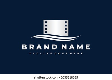 simple water river logo movie	