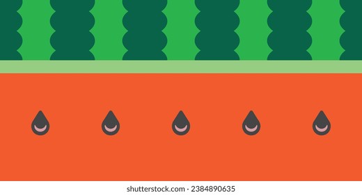 Simple Watermelon Walpaper O Banner Design