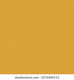 Fondo de onda simple color amarillo y marrón