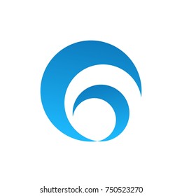 Simple wave logo icon design concept vector illustration for your brand, company, elegant