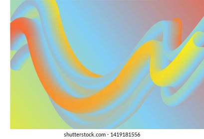 simple wave vector background template with modern design and abstract motif, beautiful and elegant with gradient colors and colorful. Eps 10.