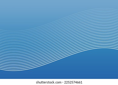 Simple wave line background. Vector illustration.