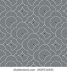 Simple wave line background. Vector illustration.
