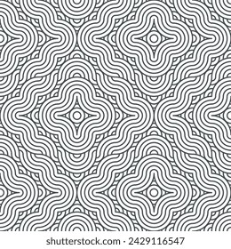 Einfacher Wellenlinienhintergrund. Vektorgrafik.
