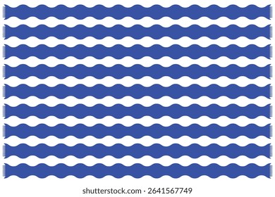Simple wave zigzag line  element decor design vector. Set of wavy zigzag lines.