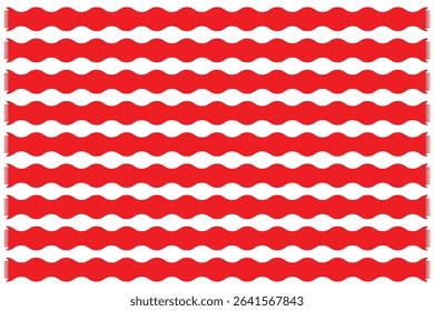 Simple wave zigzag line  element decor design vector. Set of wavy zigzag lines.