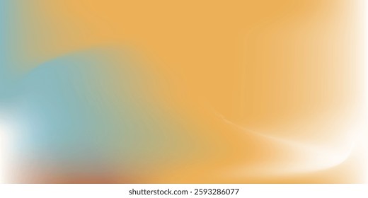 simple waves blur modern art background Abstract brown blue color gradient